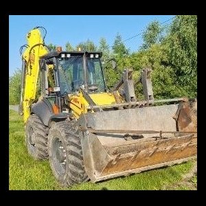 foto NewHolland B115B joystick platniczki koparko-ladowarka